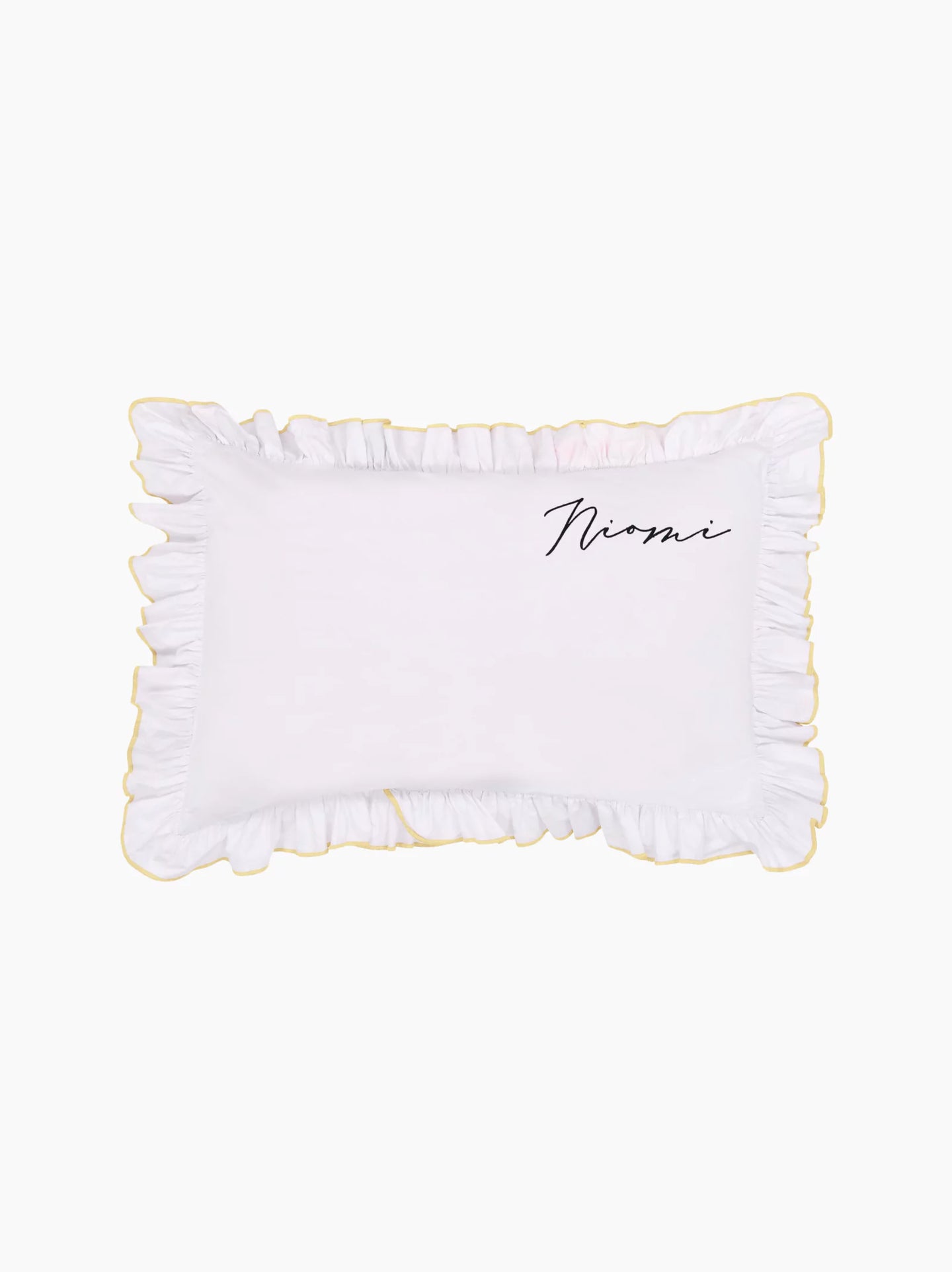 Personalised Yellow Provence Pillowcase Set