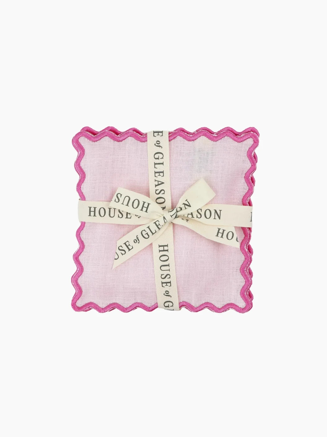 Personalised Square Cocktail Napkins Set