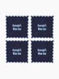 Personalised Square Cocktail Napkins Set