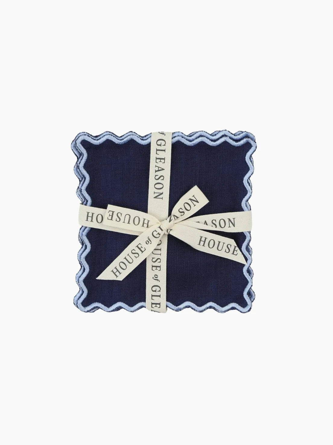 Personalised Square Cocktail Napkins Set