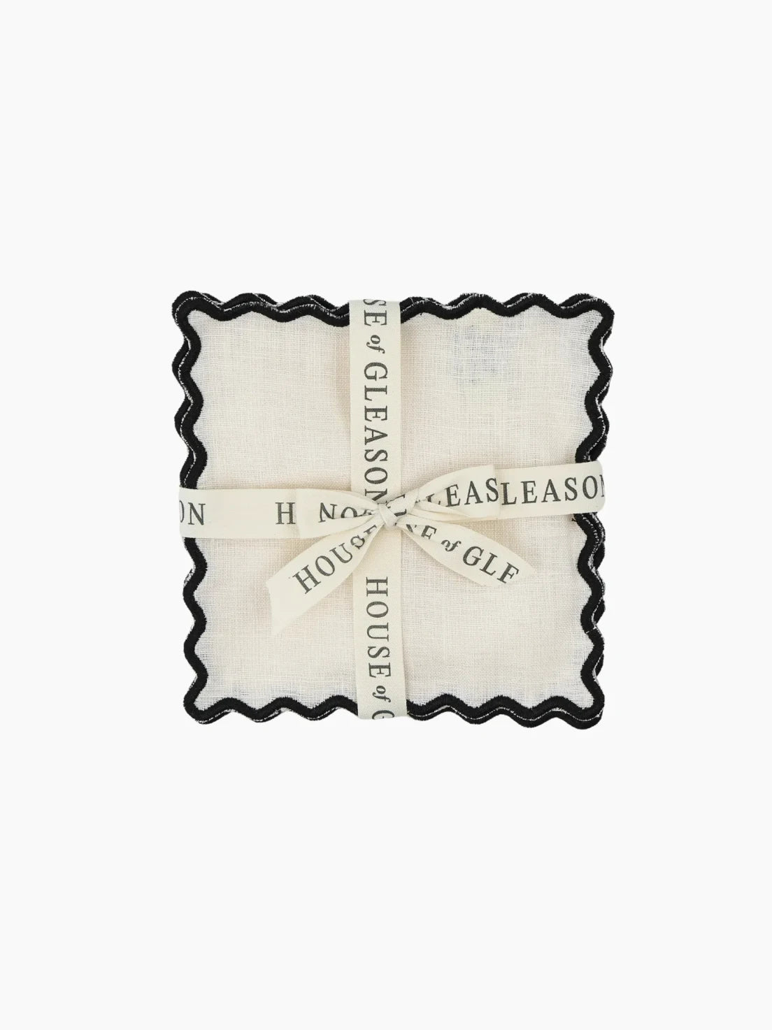 Personalised Square Cocktail Napkins Set