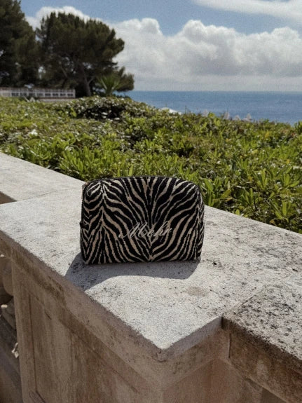 Personalised Zebra Large Pouch