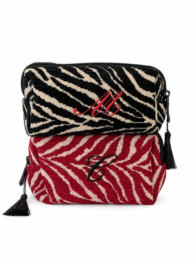 Personalised Zebra Mini Pouch