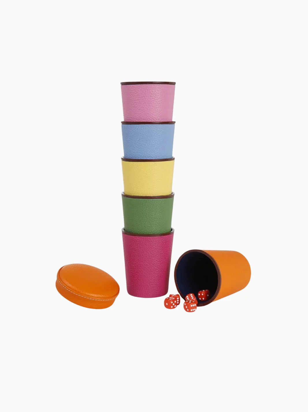 Personalised Leather Perudo Game Set