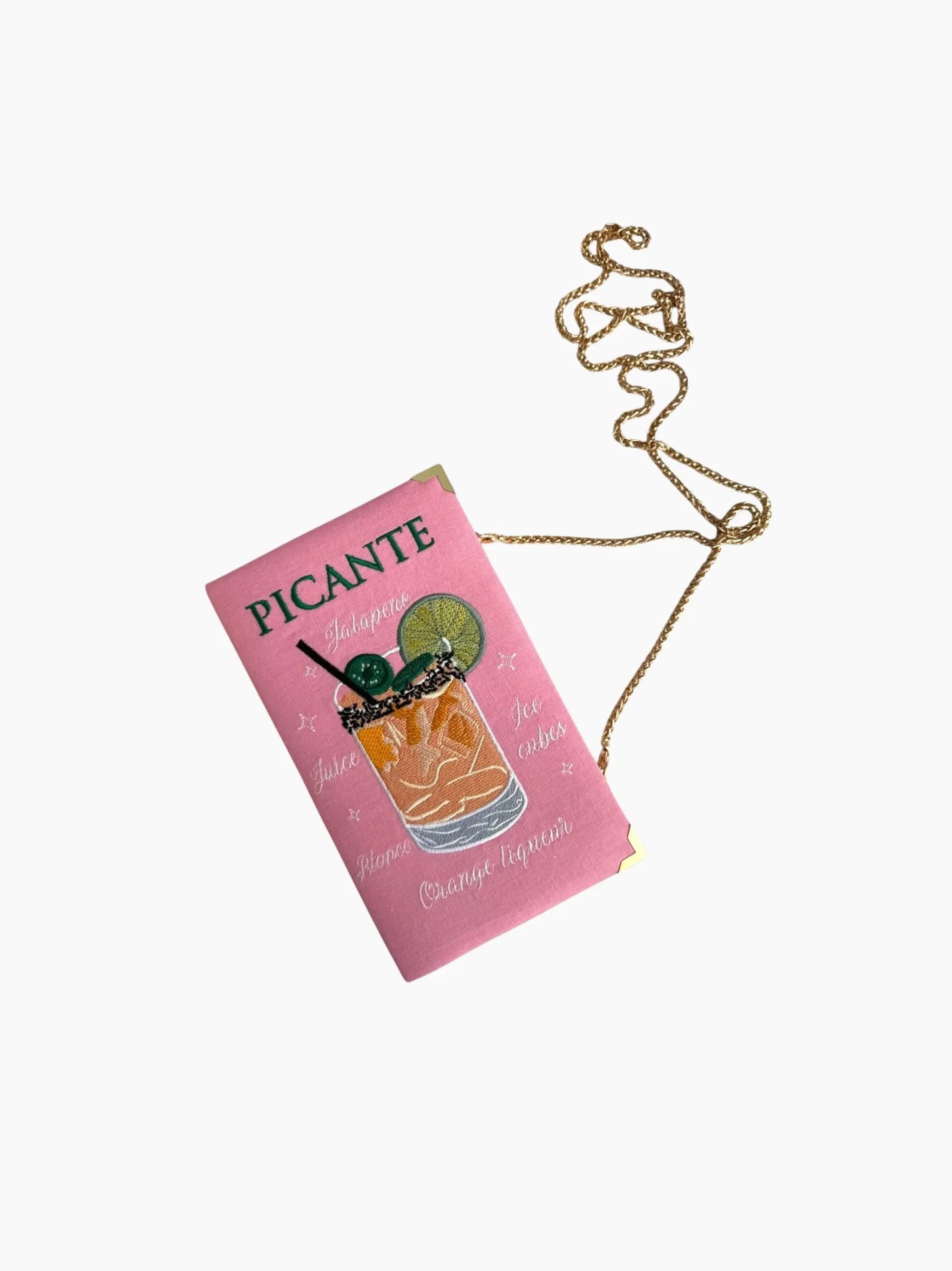 Picante Embroidered Clutch