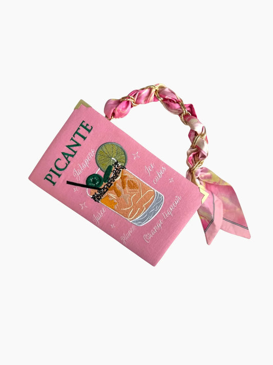 Picante Embroidered Clutch