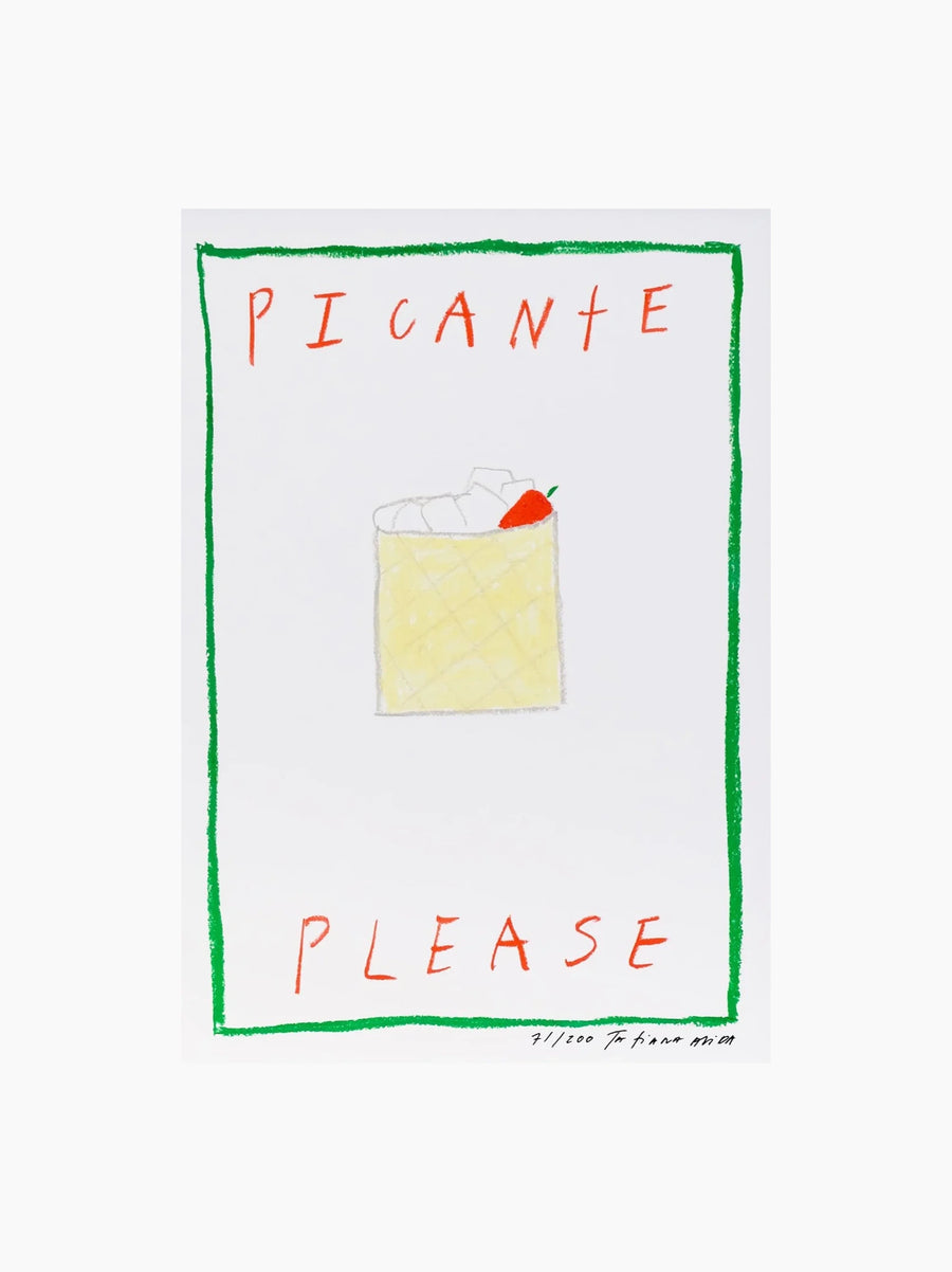 Picante Please Art Print