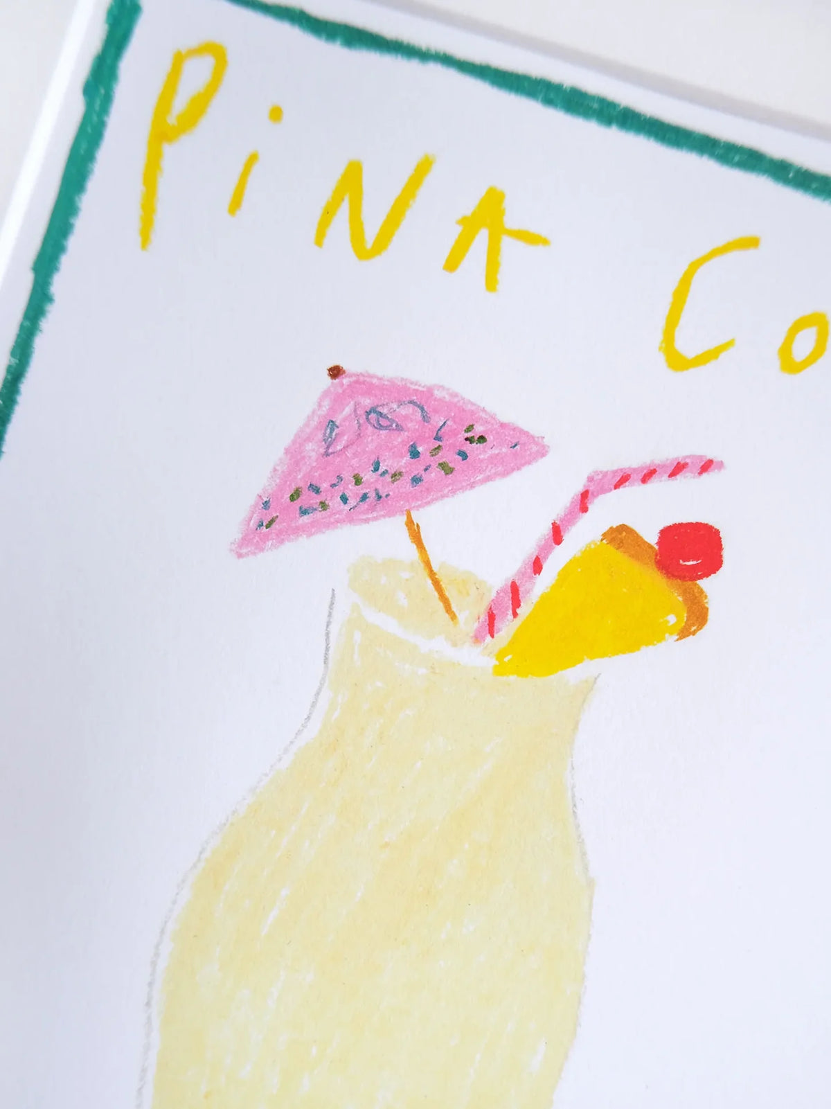 Pina Colada Please Art Print