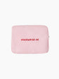 Personalised Pink Waffle Pouch