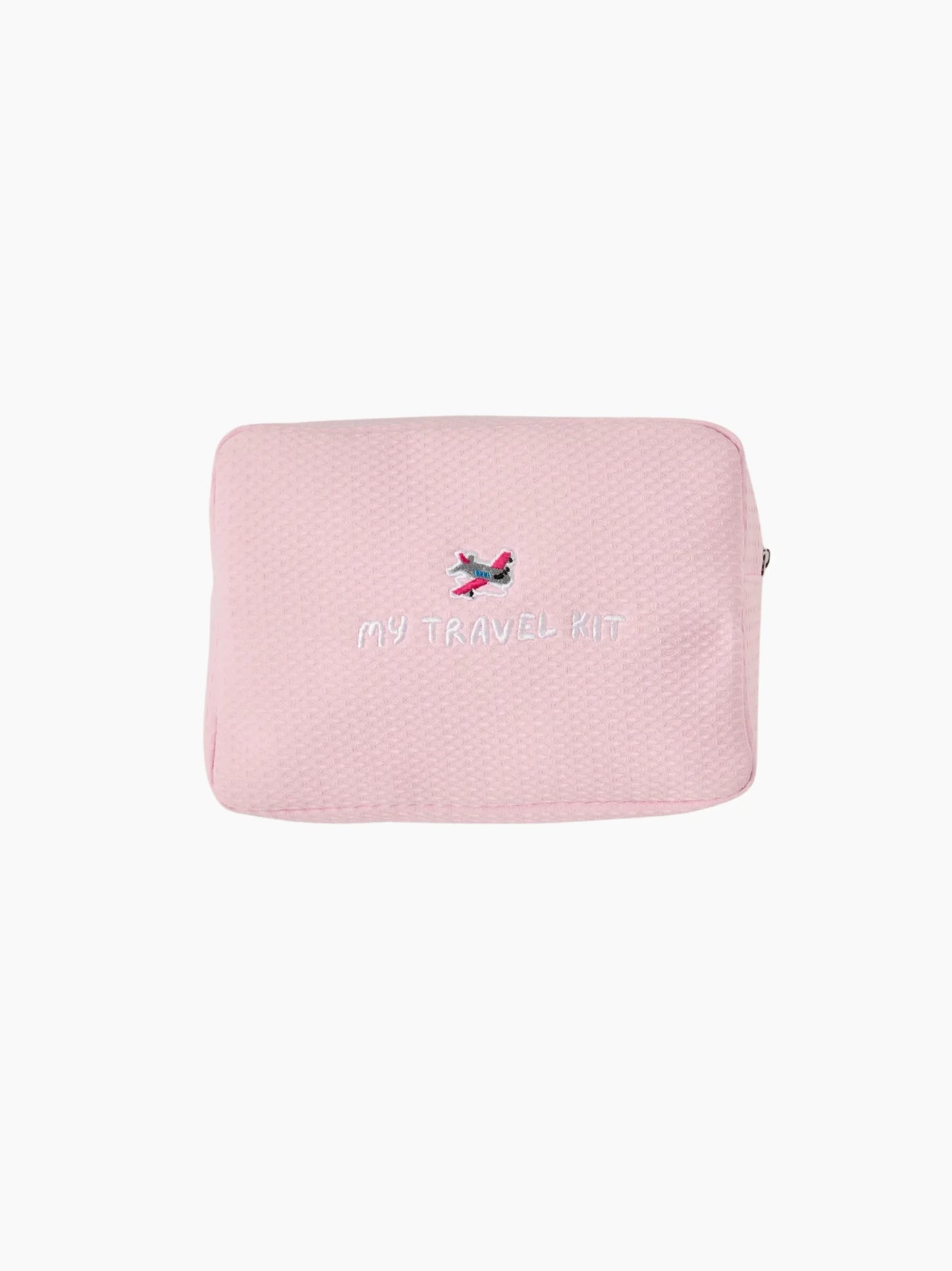 Personalised Pink Waffle Pouch