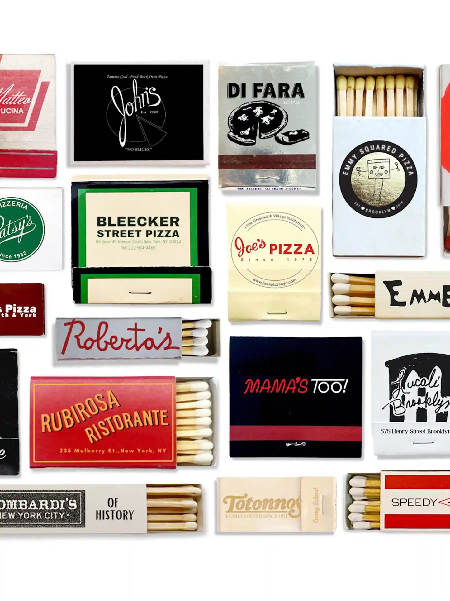 Matchbook Cover - Pizza Place - Red Lion Pizza Riviera Plaza