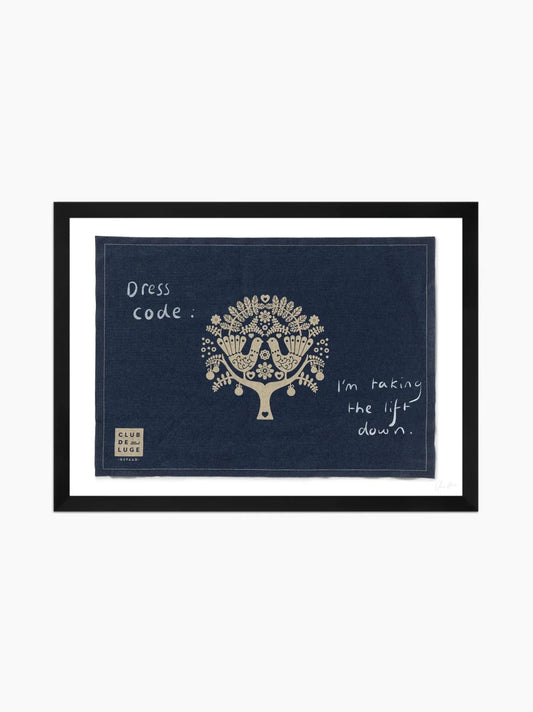 Placemat at Club de Luge Art Print