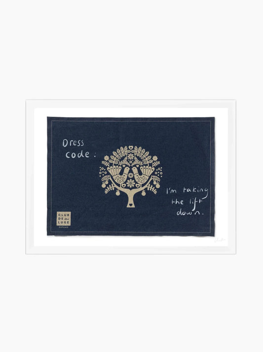 Placemat at Club de Luge Art Print