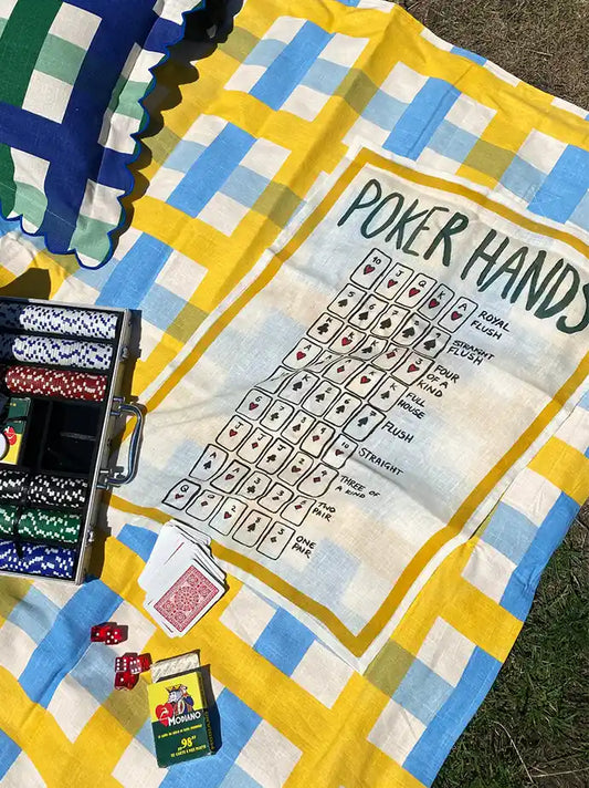 Poker Tea Towel