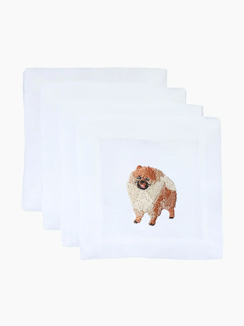 Pomeranian Cocktail Napkins