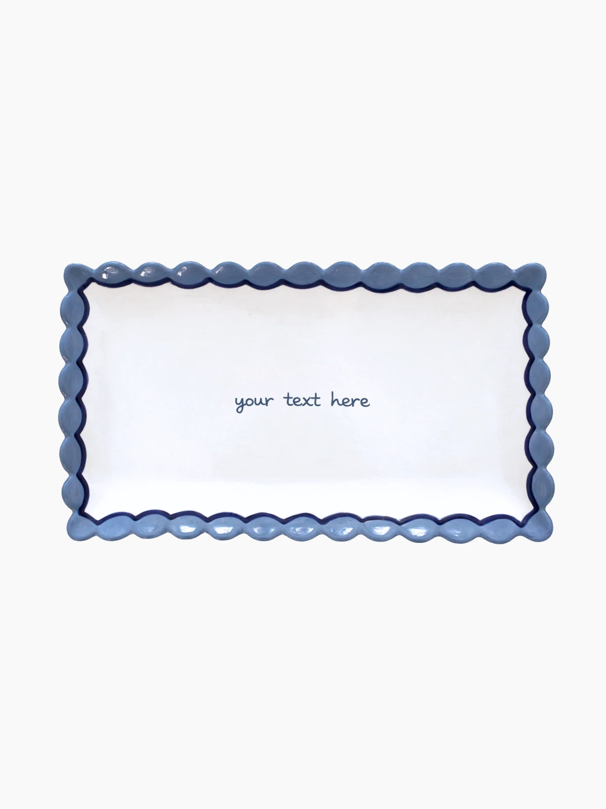 Bespoke Scalloped Tray