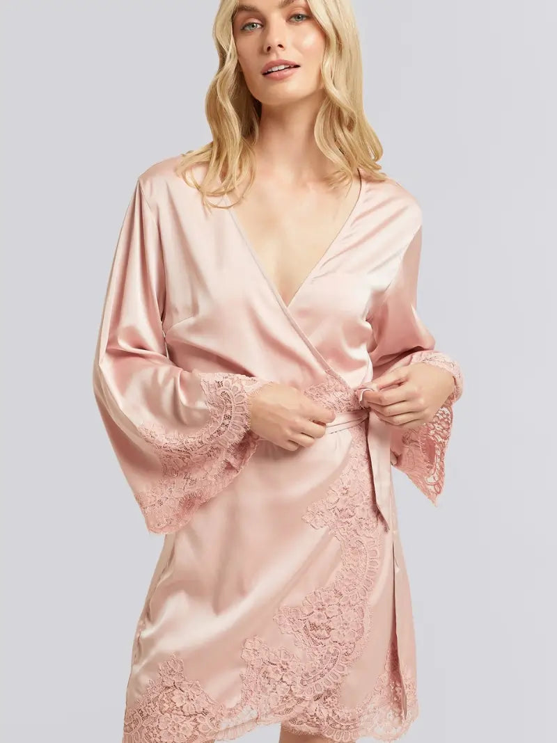 Personalised Lace Robe