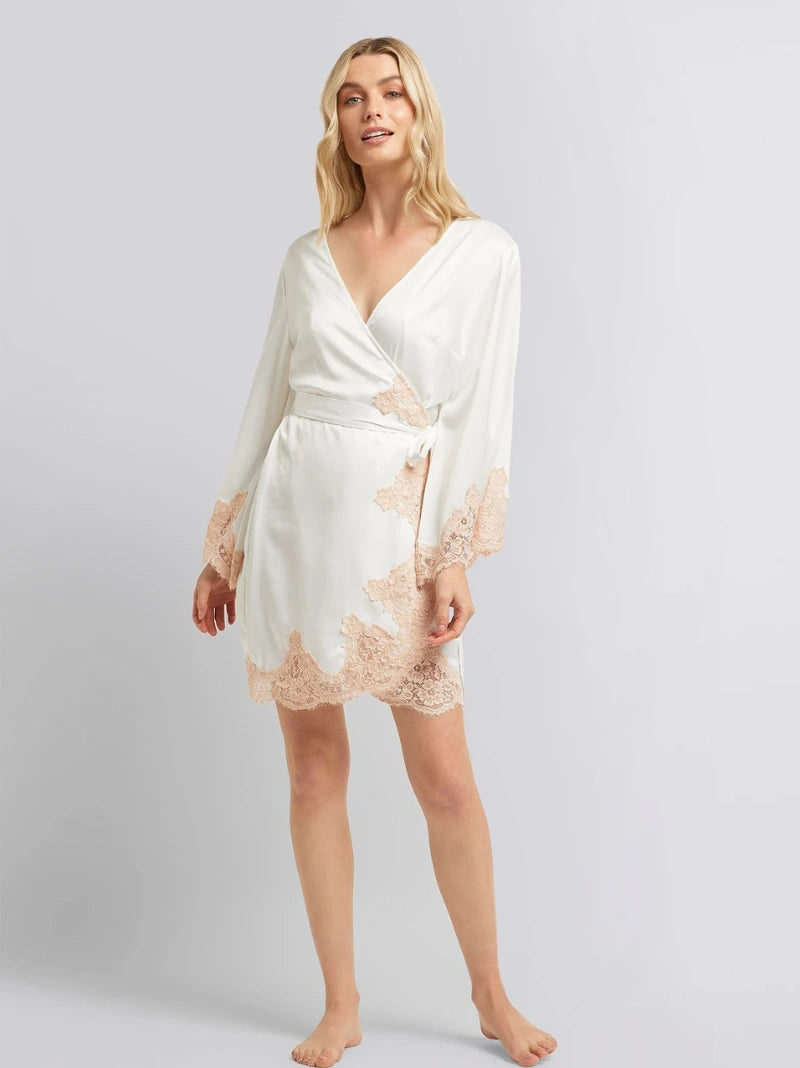 Personalised Lace Robe