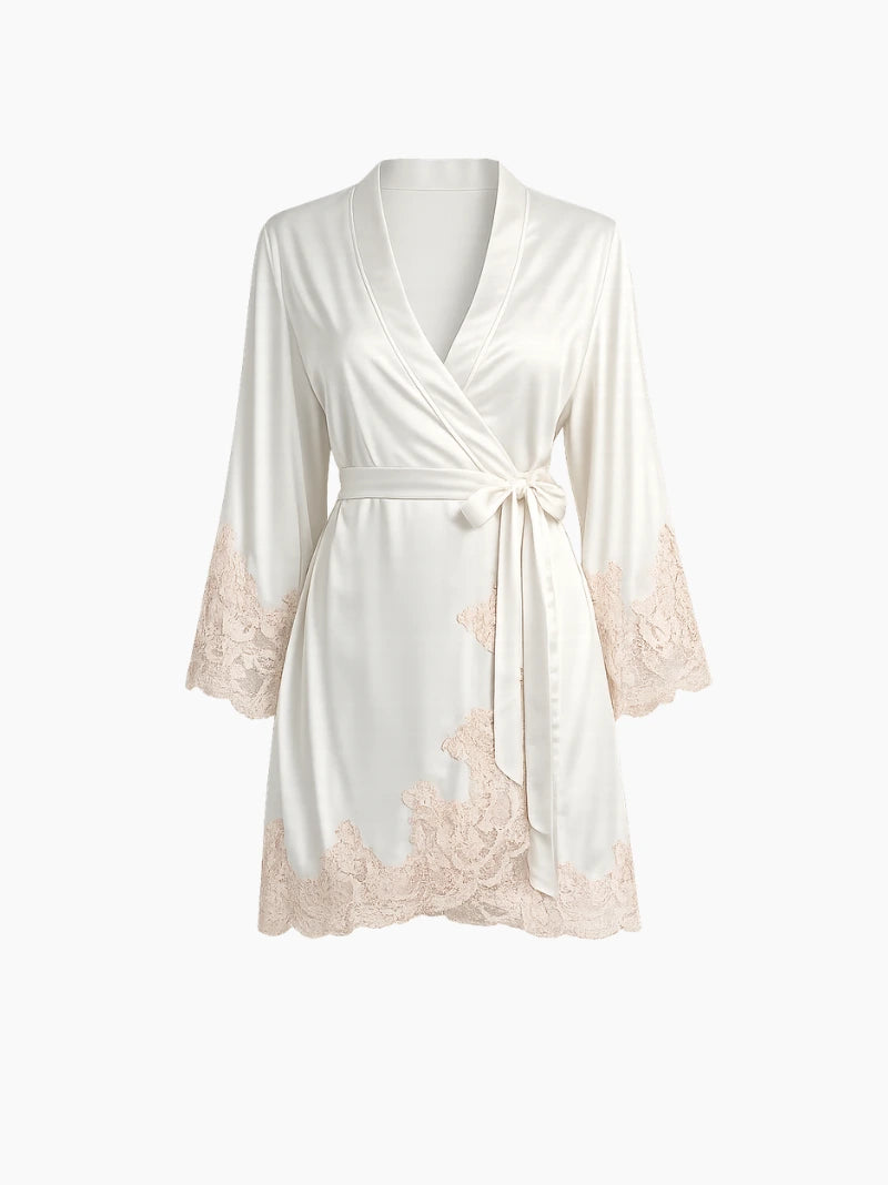 Personalised Lace Robe