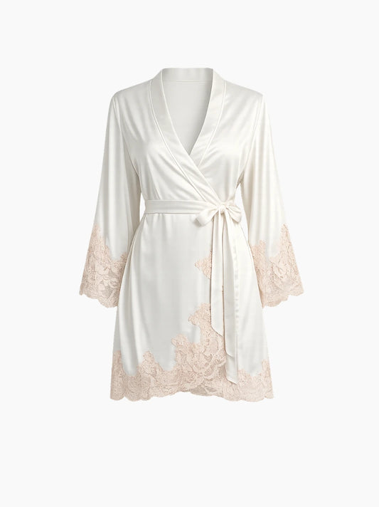 Personalised Lace Robe