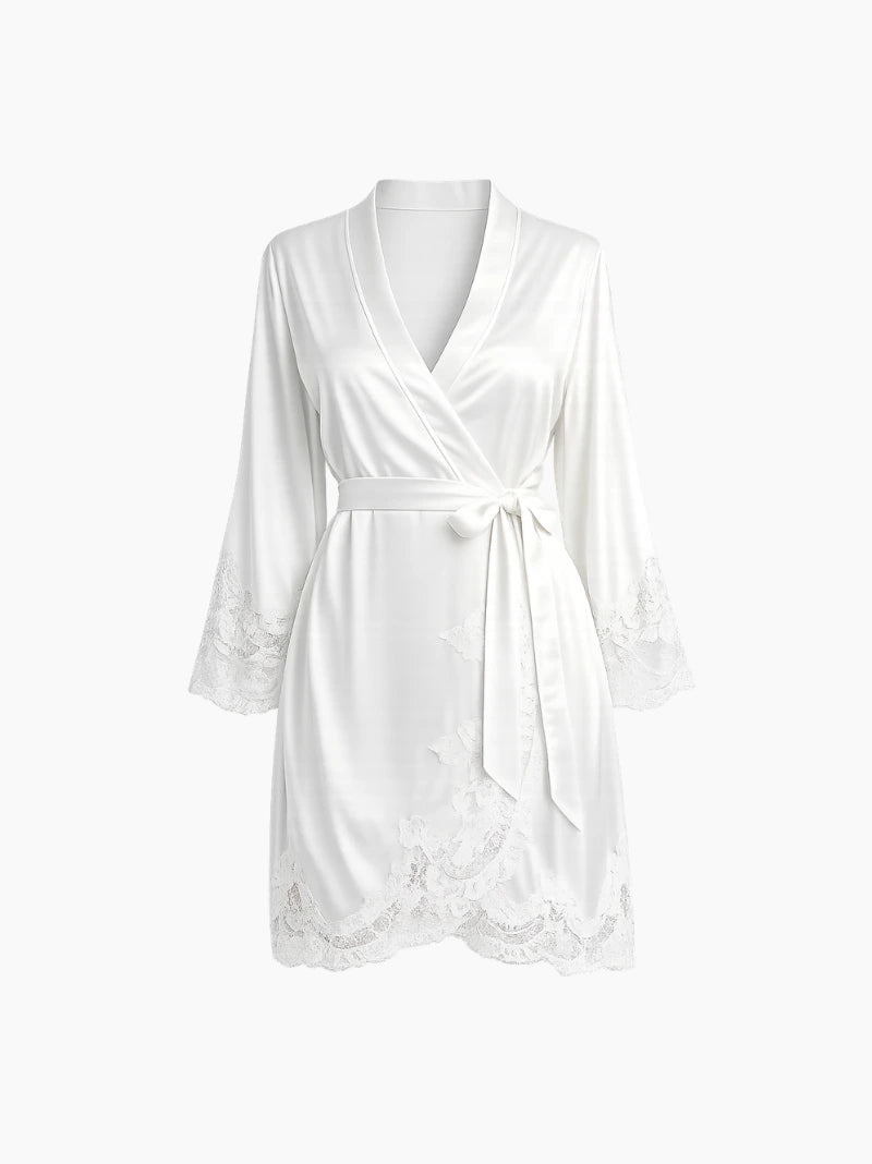 Personalised Lace Robe