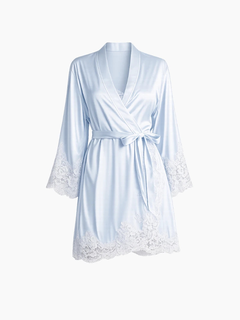 Personalised Lace Robe