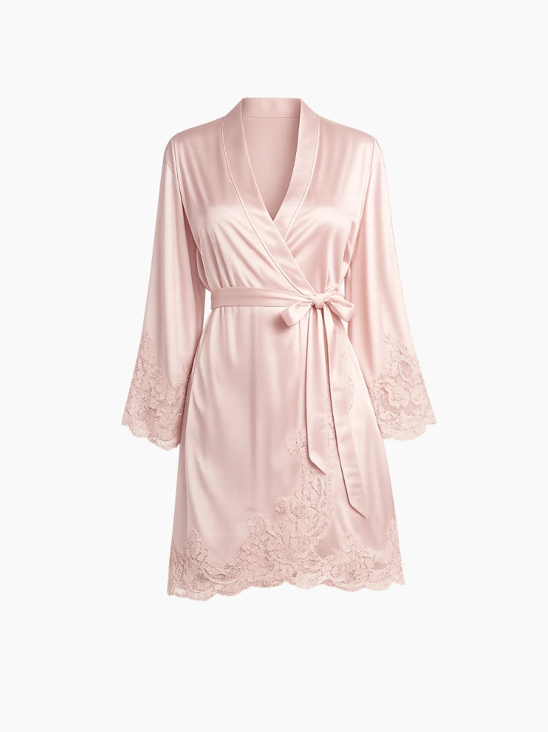 Personalised Lace Robe