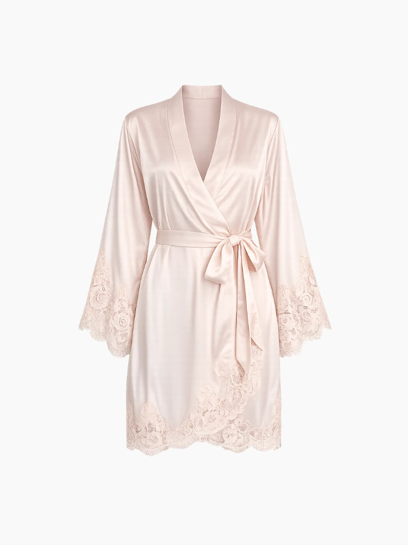Personalised Lace Robe
