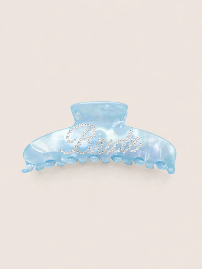 Bride Crystal Hair Claw Clip