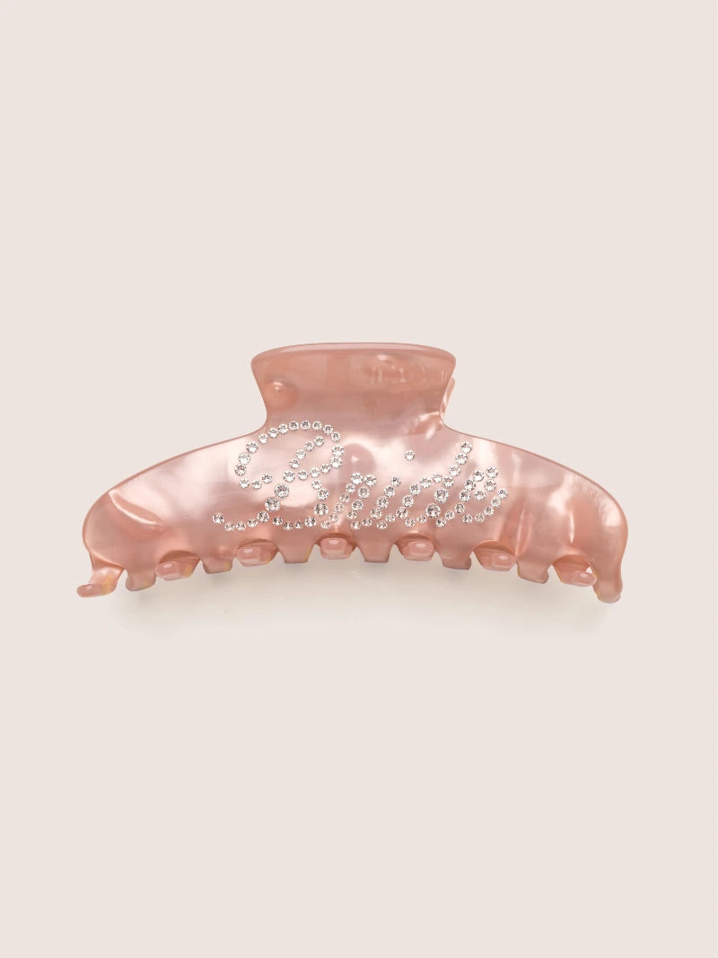 Bride Crystal Hair Claw Clip
