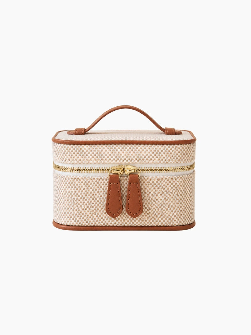 Mini Beige Jewellery Case
