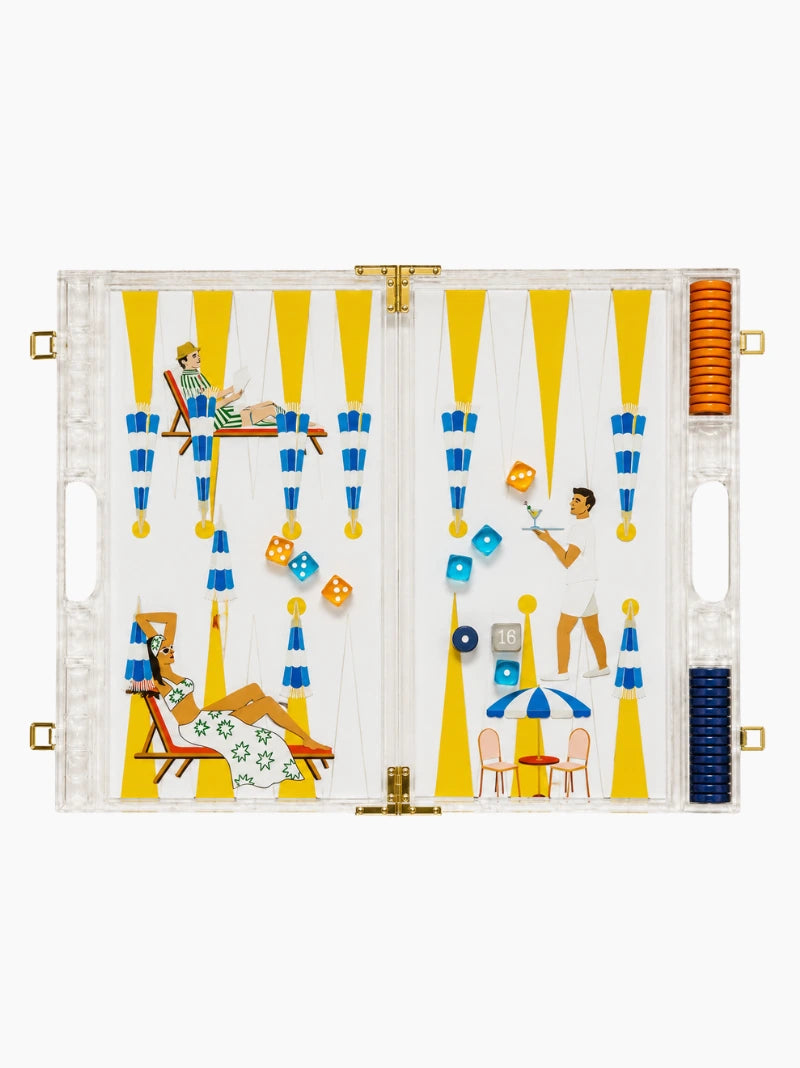 Portable Beach Backgammon
