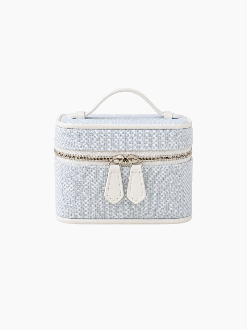 Mini Blue Jewellery Case