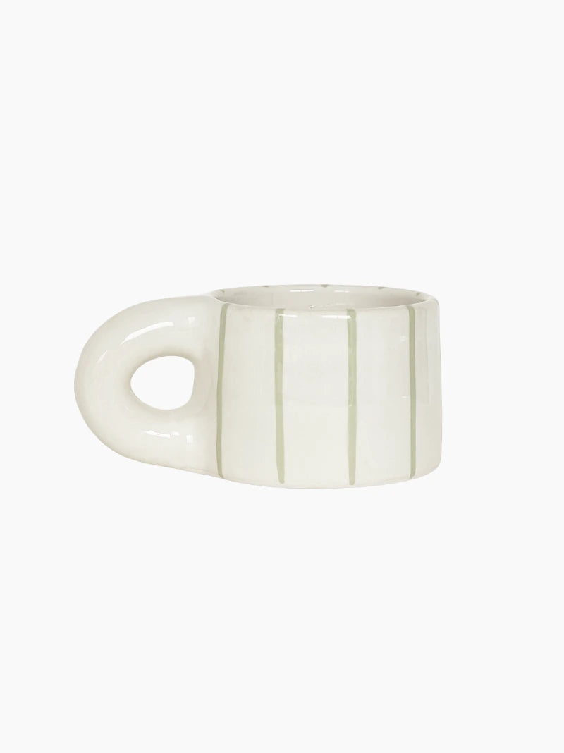 Pistachio Striped Mug