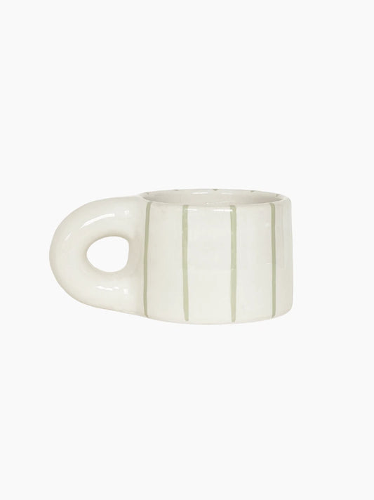 Pistachio Striped Mug