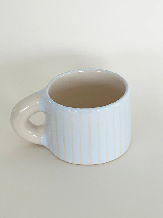 Blue Striped Mug