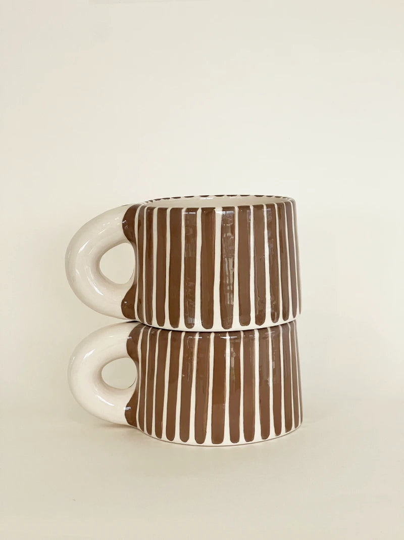 Choco Striped Mug