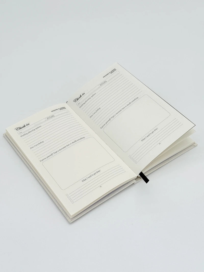 Linen Wedding Planning Journal