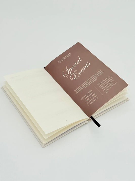 Linen Wedding Planning Journal