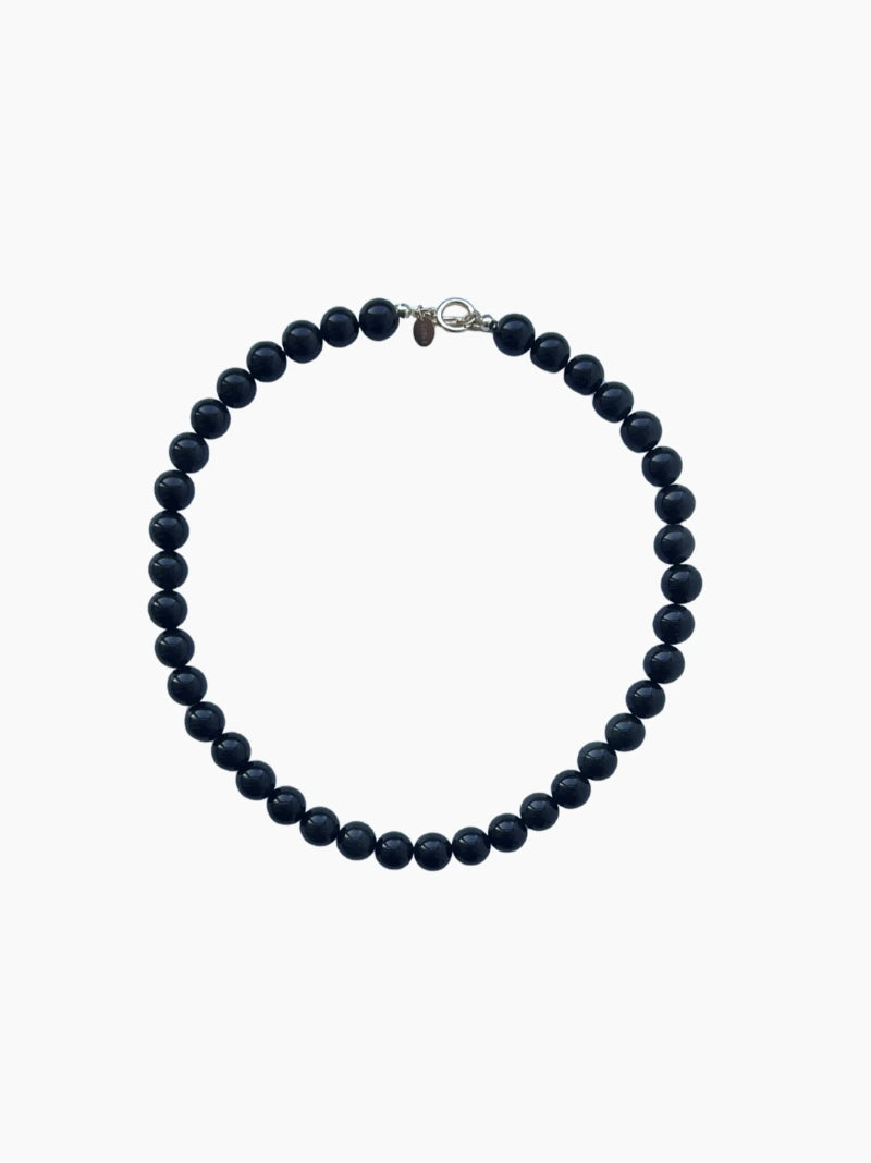 Black Gemstone Necklace