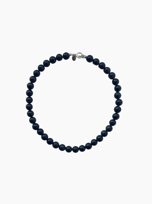 Black Gemstone Necklace