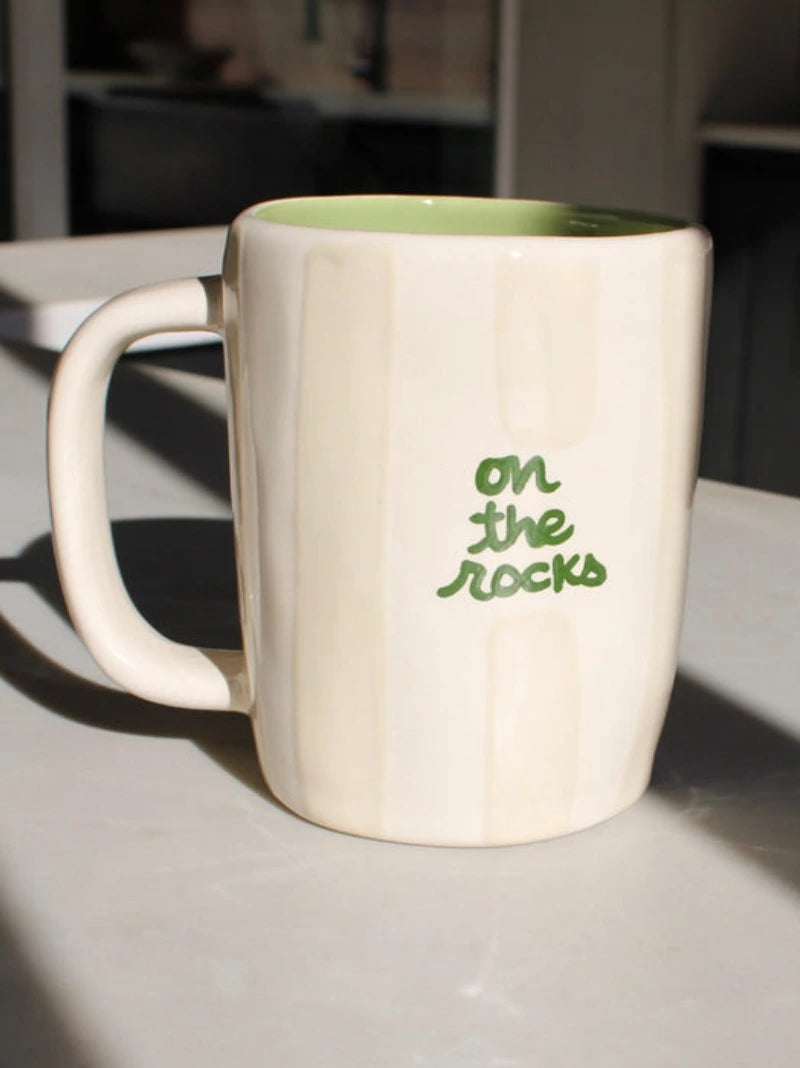 Bespoke Striped Coffee Mugs