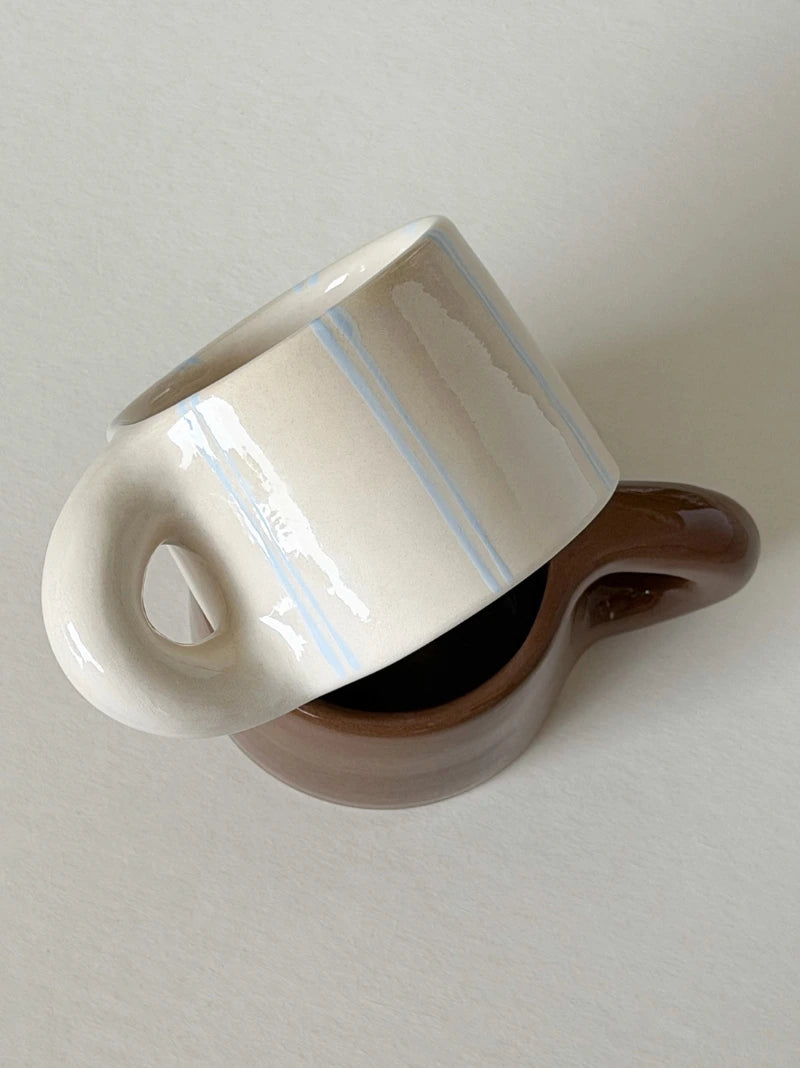 Pistachio Striped Mug
