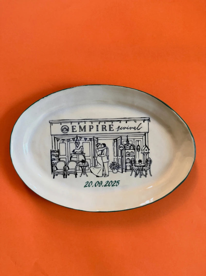 Bespoke Illustrated Platter