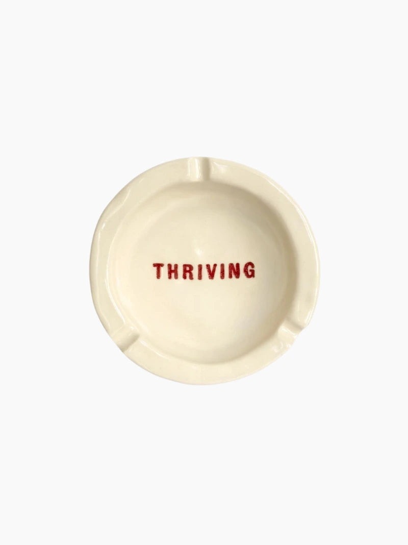 Cream Thriving Ashtray