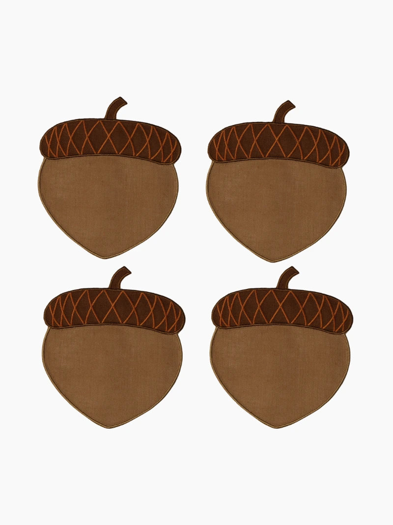 Acorn Cocktail Napkins