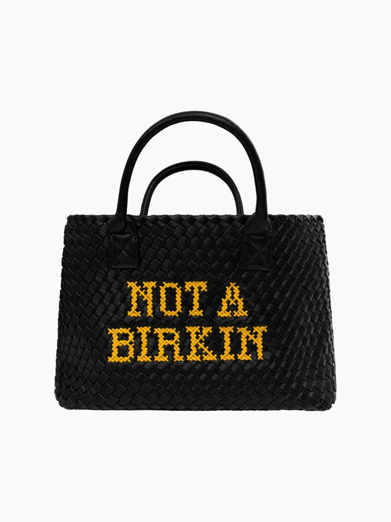Not a Birkin Vegan Leather Handbag