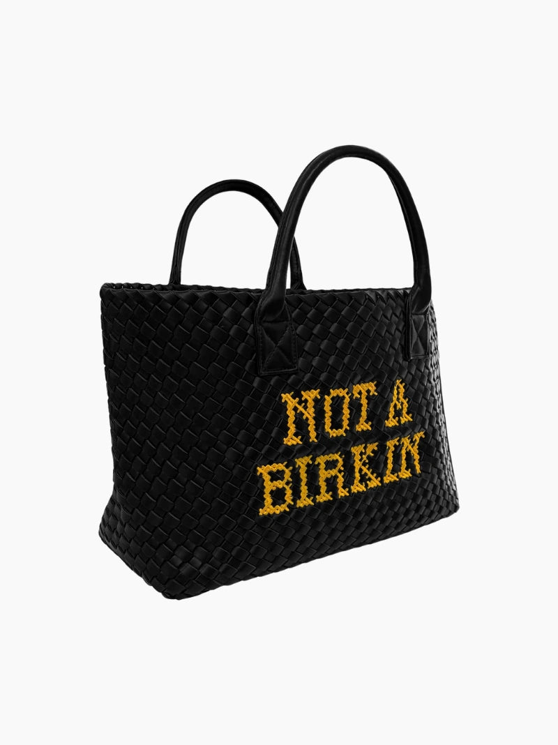 Not a Birkin Vegan Leather Handbag