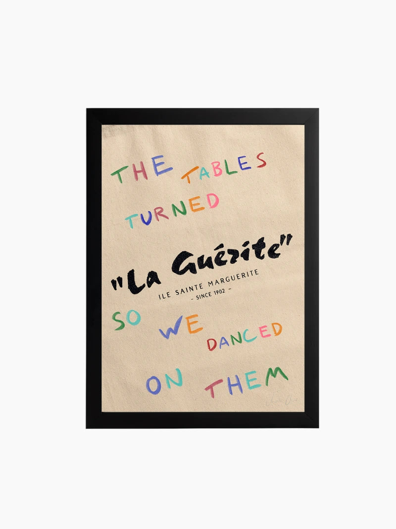 Linen at La Guerite Art Print