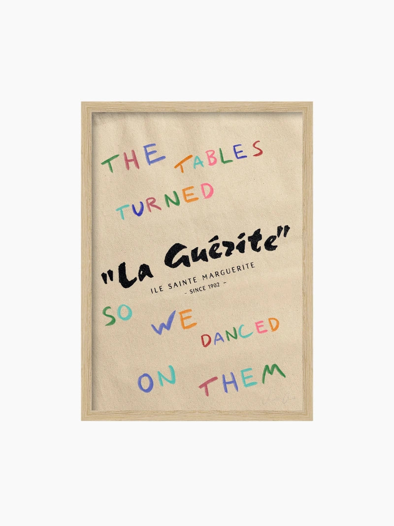 Linen at La Guerite Art Print